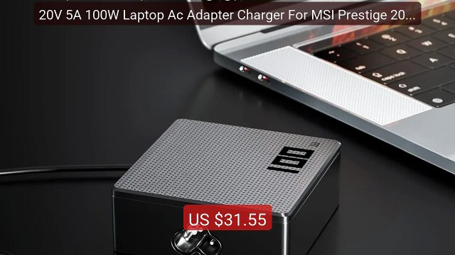 20V 5A 100W Laptop Ac Adapter Charger For MSI Prestige 20V5A 16 Evo... Top Rated 2026 | Buy Now!