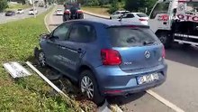 Samsun Şehir Hastanesi Kavşağı’nda yine kaza: 2 yaralı