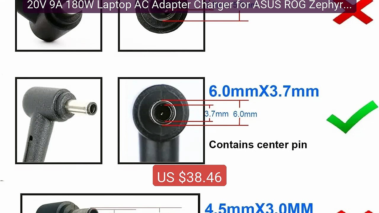20V 9A 180W Laptop AC Adapter Charger for ASUS ROG Zephyrus... -- Top Pick 2026 | Unbeatable Price!