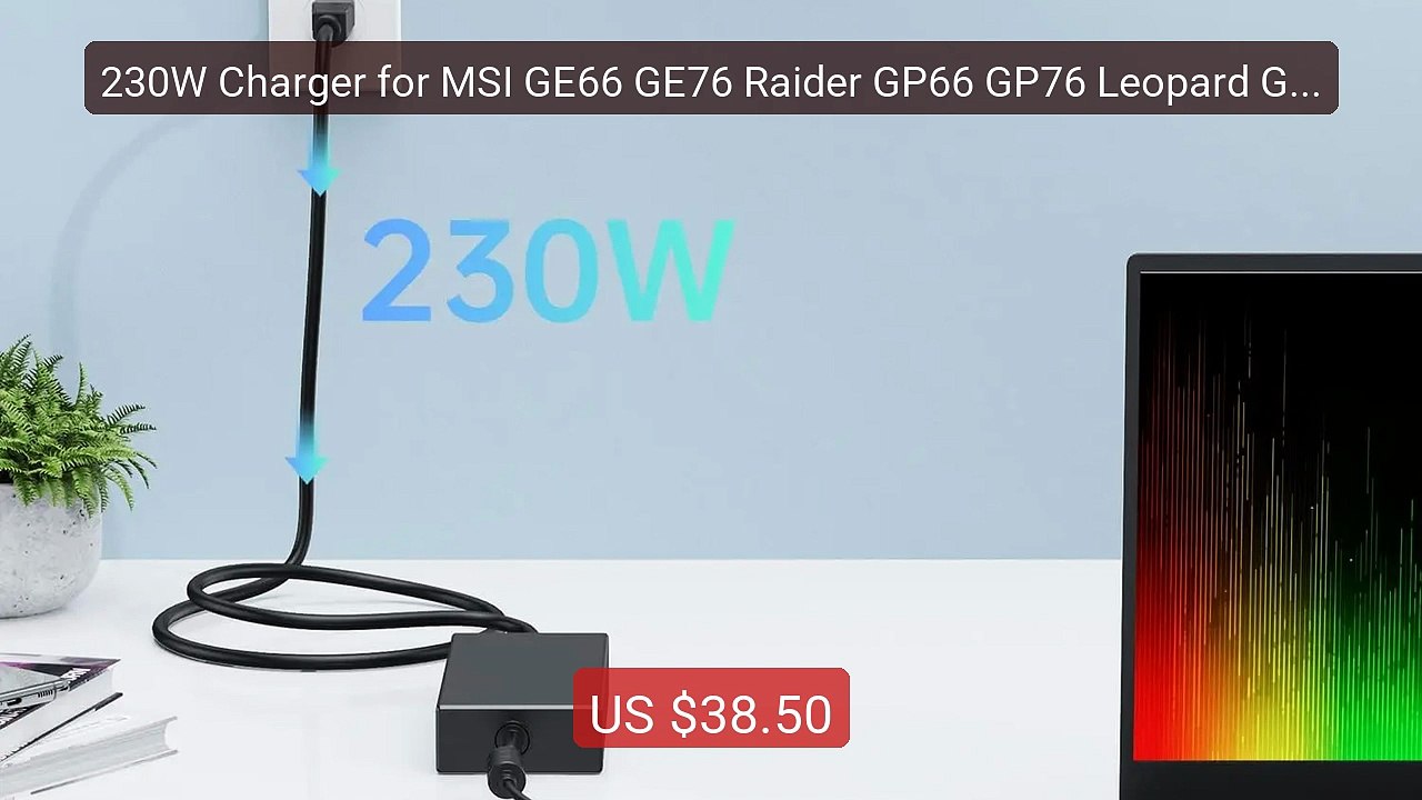 230W Charger for MSI GE66 GE76 Raider GP66 GP76 Leopard Gaming Lap... -- Best Deal 2026 | Shop Now!