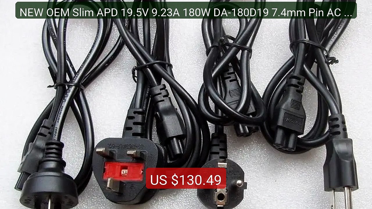 NEW OEM Slim APD 19.5V 9.23A 180W DA-180D19 7.4mm Pin AC Ad... -- Top Pick 2026 | Unbeatable Price!
