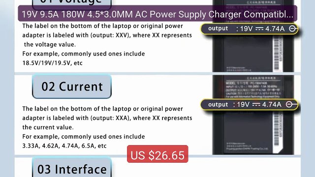19V 9.5A 180W 4.5*3.0MM AC Power Supply Charger Compatible For HP ... Best Deal 2026 | Shop Now!