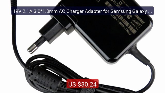19V 2.1A 3.0*1.0mm AC Charger Adapter for Samsung Galaxy View ... Hot Deal 2026 | Limited Offer!