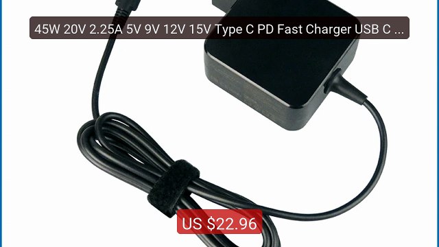 45W 20V 2.25A 5V 9V 12V 15V Type C PD Fast Charger USB C Power... Best Buy 2026 | Great Quality!