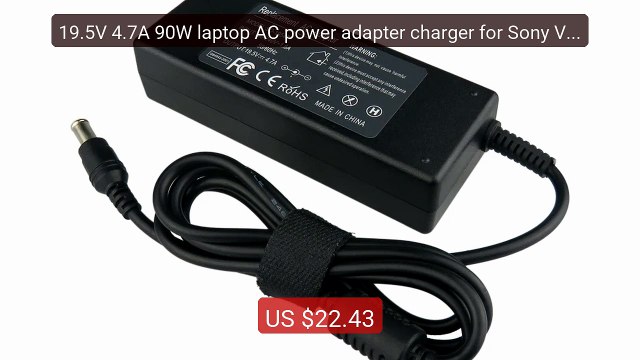 19.5V 4.7A 90W laptop AC power adapter charger for Sony Vaio VGN-AX... Top Rated 2026 | Buy Now!