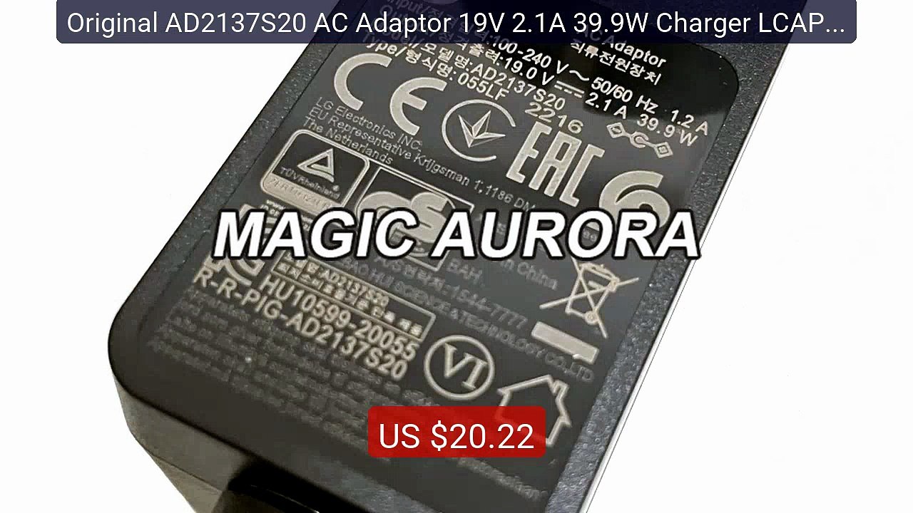 Original AD2137S20 AC Adaptor 19V 2.1A 39.9W Charger LCAP16B-A... -- Hot Deal 2026 | Limited Offer!
