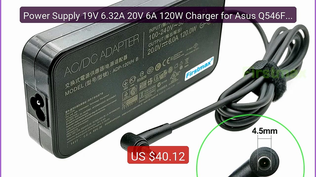 Power Supply 19V 6.32A 20V 6A 120W Charger for Asus Q546FD Q547FD R... -- Top Rated 2026 | Buy Now!