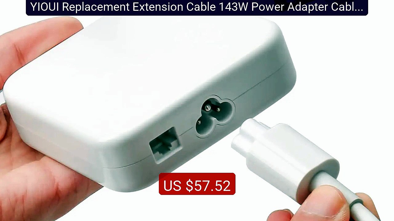 YIOUI Replacement Extension Cable 143W Power Adapter Cable for Appl... -- Top Rated 2026 | Buy Now!