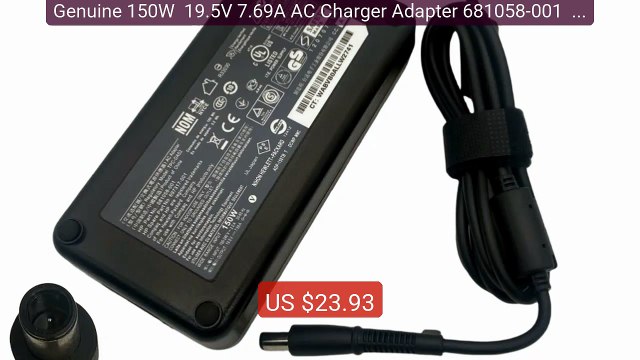 Genuine 150W 19.5V 7.69A AC Charger Adapter 681058-001 For H... Hot Deal 2026 | Limited Offer!