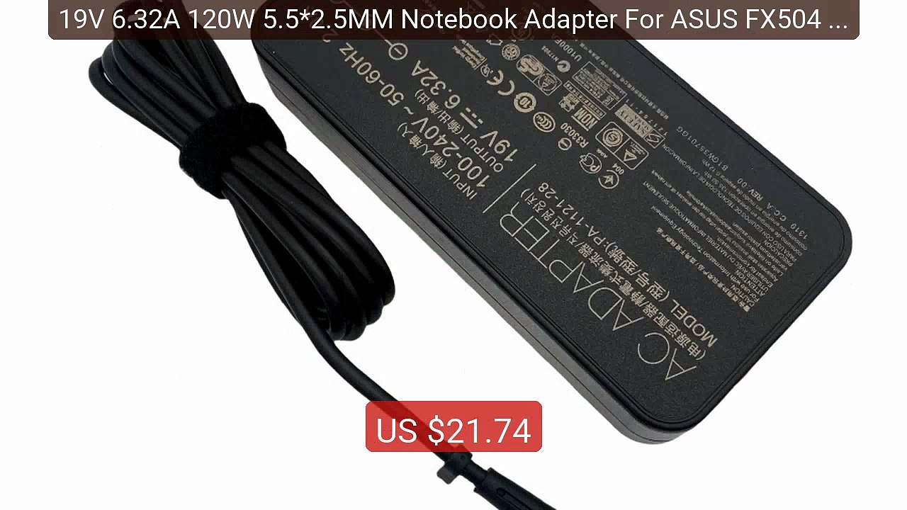 19V 6.32A 120W 5.5*2.5MM Notebook Adapter For ASUS FX504 UX... -- Top Pick 2026 | Unbeatable Price!