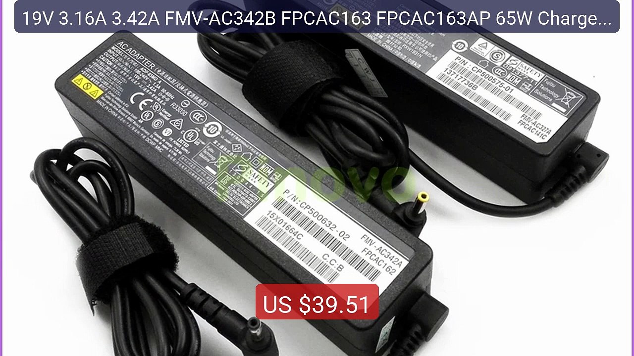 19V 3.16A 3.42A FMV-AC342B FPCAC163 FPCAC163AP 65W Charger for... -- Hot Deal 2026 | Limited Offer!