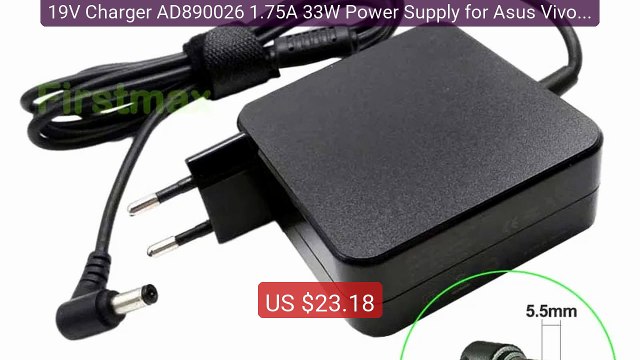 19V Charger AD890026 1.75A 33W Power Supply for Asus VivoBo... Top Pick 2026 | Unbeatable Price!