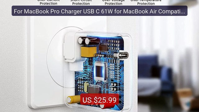 For MacBook Pro Charger USB C 61W for MacBook Air Compatibl... Top Pick 2026 | Unbeatable Price!