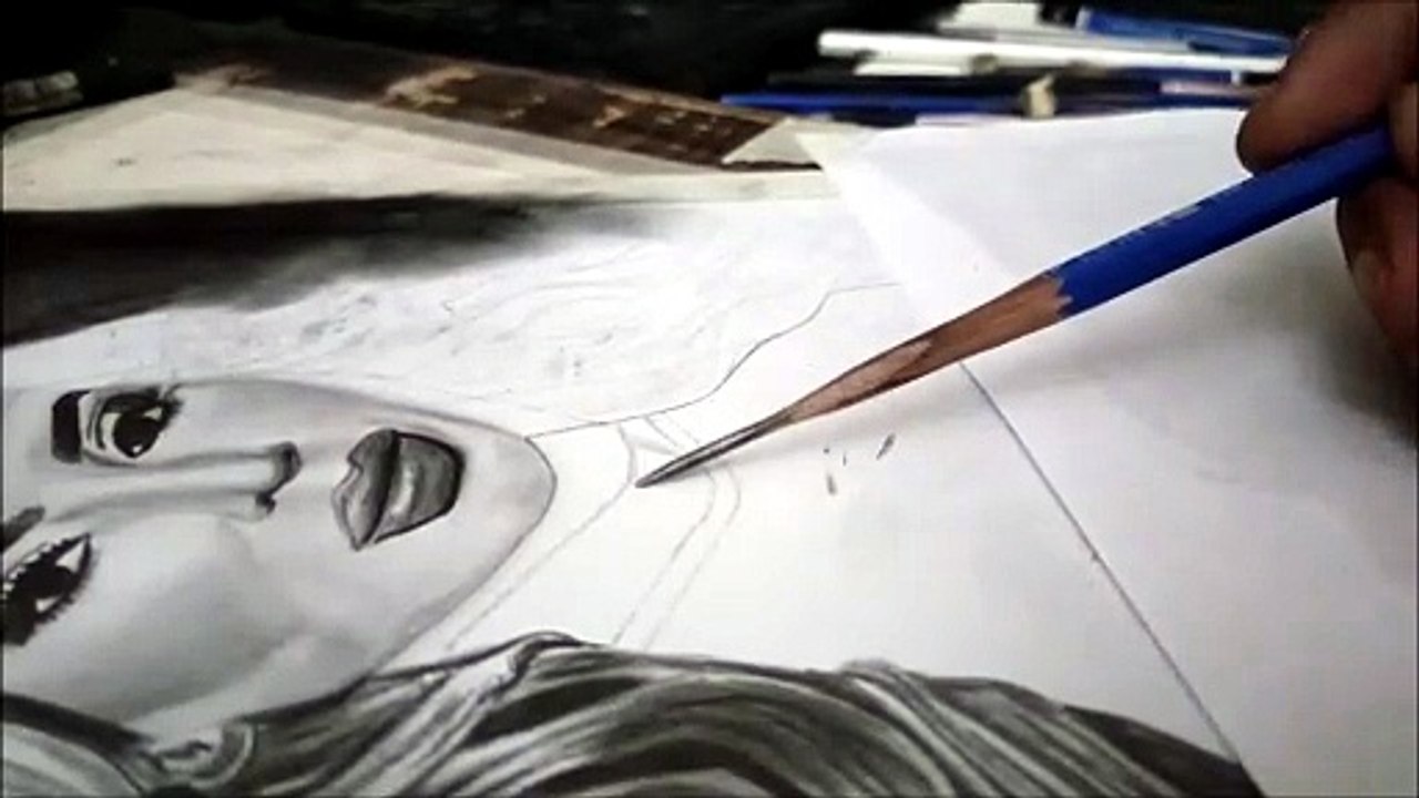 Potrait Sketch of  Larsa Pippen American TV drama Actress