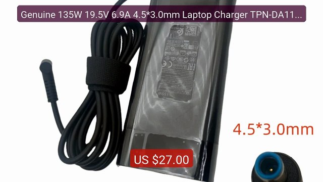 Genuine 135W 19.5V 6.9A 4.5*3.0mm Laptop Charger TPN-DA11 ... Top Pick 2026 | Unbeatable Price!