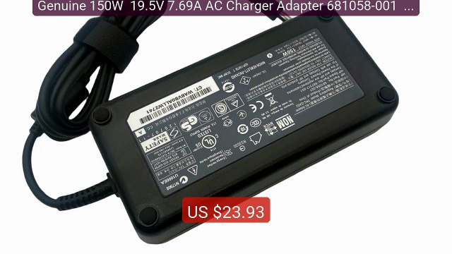 Genuine 150W 19.5V 7.69A AC Charger Adapter 681058-001 For H... Hot Deal 2026 | Limited Offer!