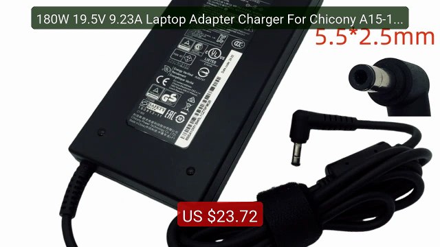 180W 19.5V 9.23A Laptop Adapter Charger For Chicony A15-180P1A... Best Buy 2026 | Great Quality!