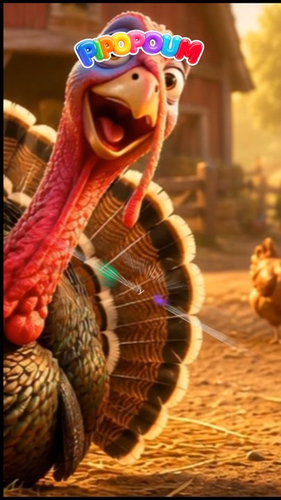 Comptine enfant dindon 🦃 Le Monsieur à Plumes...