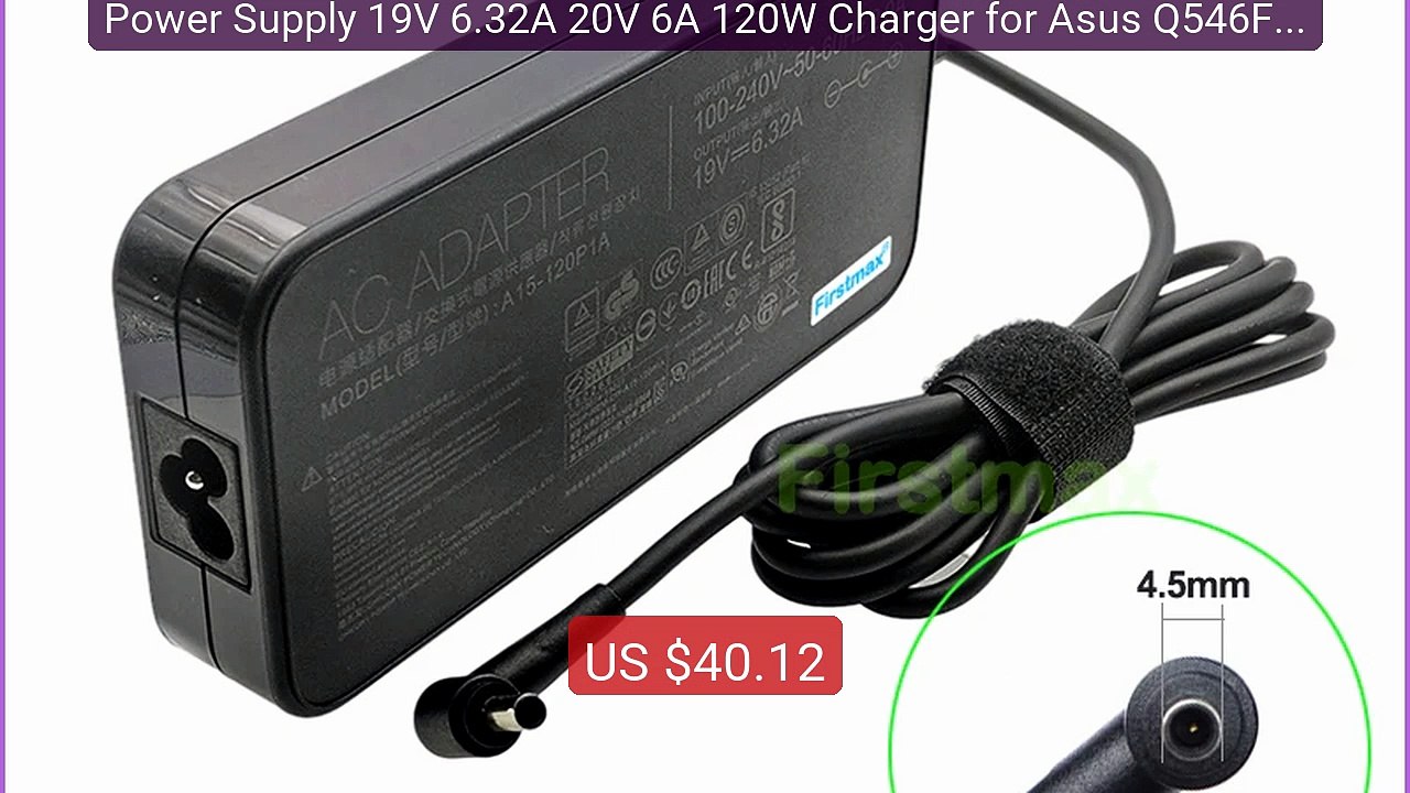 Power Supply 19V 6.32A 20V 6A 120W Charger for Asus Q546FD Q54... -- Best Buy 2026 | Great Quality!