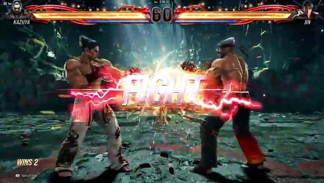 TEKKEN 8 Kazuya Mishima vs Jin Kazama Fight