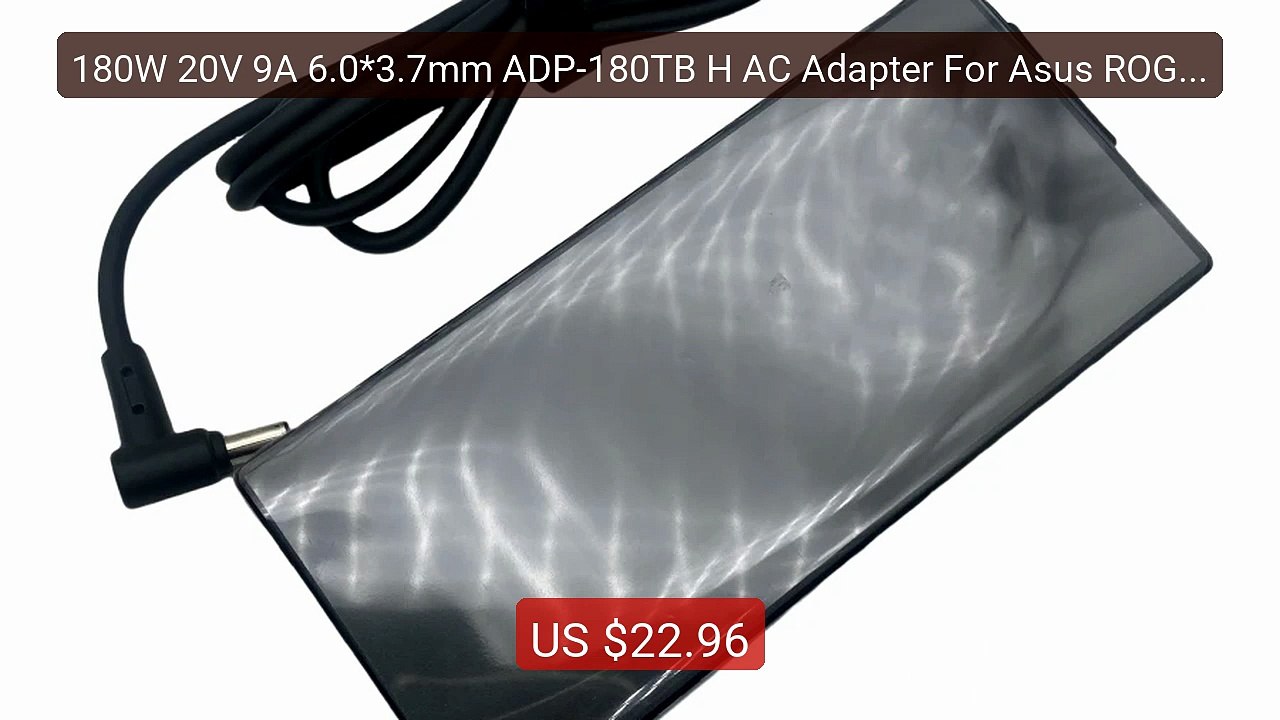 180W 20V 9A 6.0*3.7mm ADP-180TB H AC Adapter For Asus ROG Zephyrus ... -- Top Rated 2026 | Buy Now!