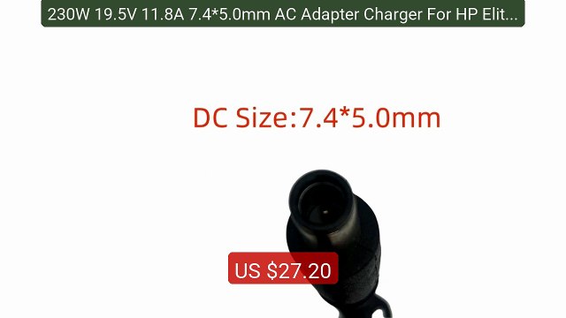 230W 19.5V 11.8A 7.4*5.0mm AC Adapter Charger For HP EliteBook... Hot Deal 2026 | Limited Offer!