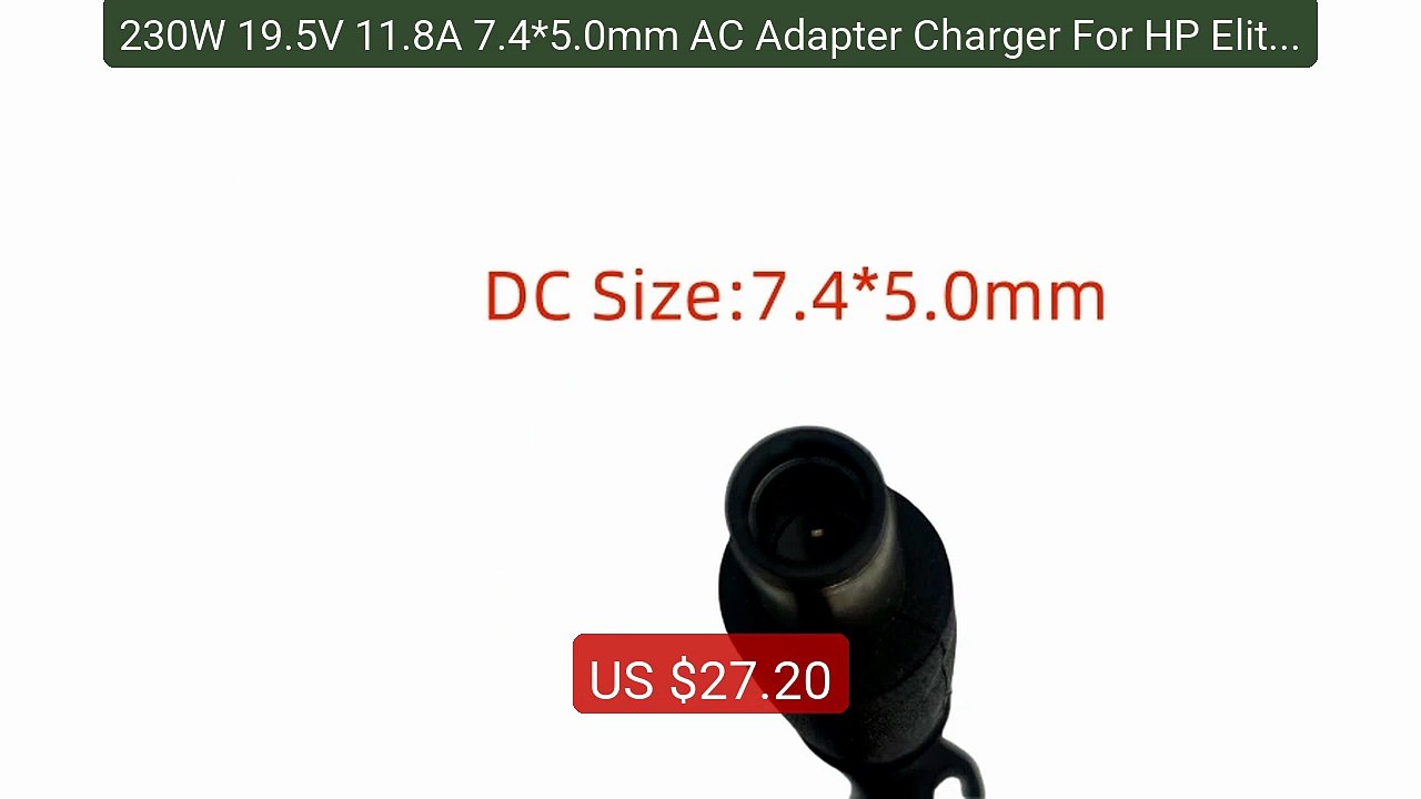 230W 19.5V 11.8A 7.4*5.0mm AC Adapter Charger For HP EliteBook... -- Hot Deal 2026 | Limited Offer!