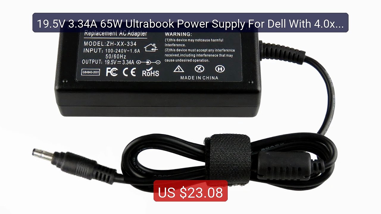 19.5V 3.34A 65W Ultrabook Power Supply For Dell With 4.0x1.7mm... -- Hot Deal 2026 | Limited Offer!