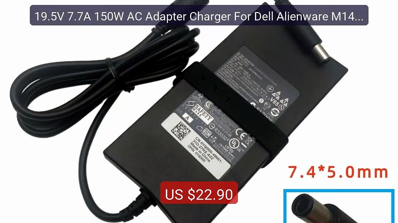 19.5V 7.7A 150W AC Adapter Charger For Dell Alienware M14X R2 P18G... -- Best Deal 2026 | Shop Now!
