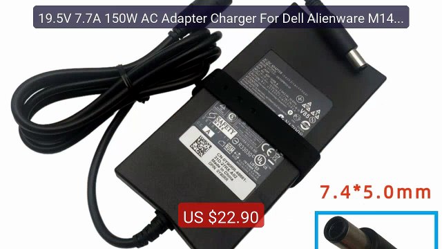 19.5V 7.7A 150W AC Adapter Charger For Dell Alienware M14X R2 P18G... Best Deal 2026 | Shop Now!