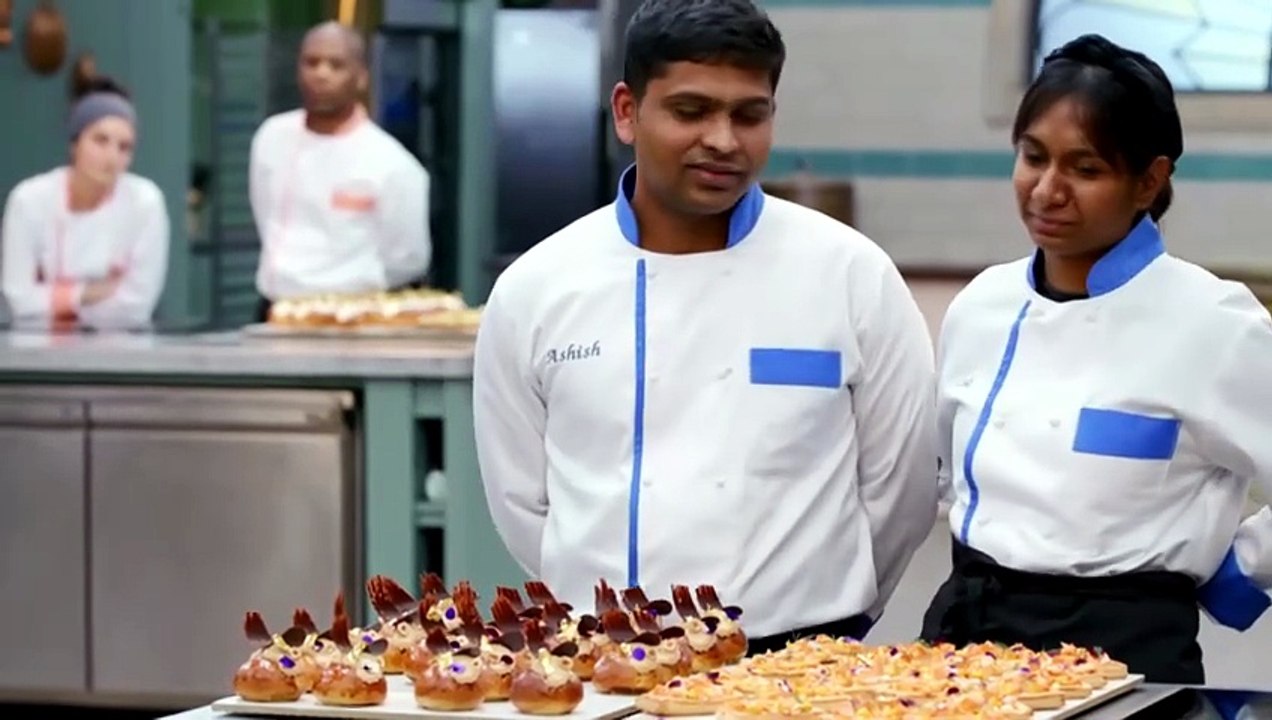 Bake Off - The Professionals S11E03 - Laminated Tarts, Cream Buns and Biscuit Showpieces