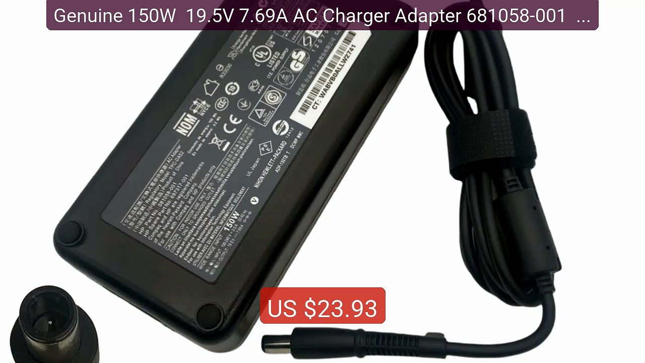 Genuine 150W  19.5V 7.69A AC Charger Adapter 681058-001  For H... -- Hot Deal 2026 | Limited Offer!