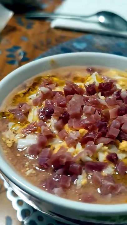 Homemade Salmorejo, Spanish Food 🇪🇦