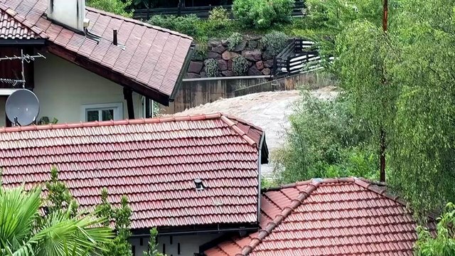 Maltempo in Alto Adige, il Talvera in piena fa paura