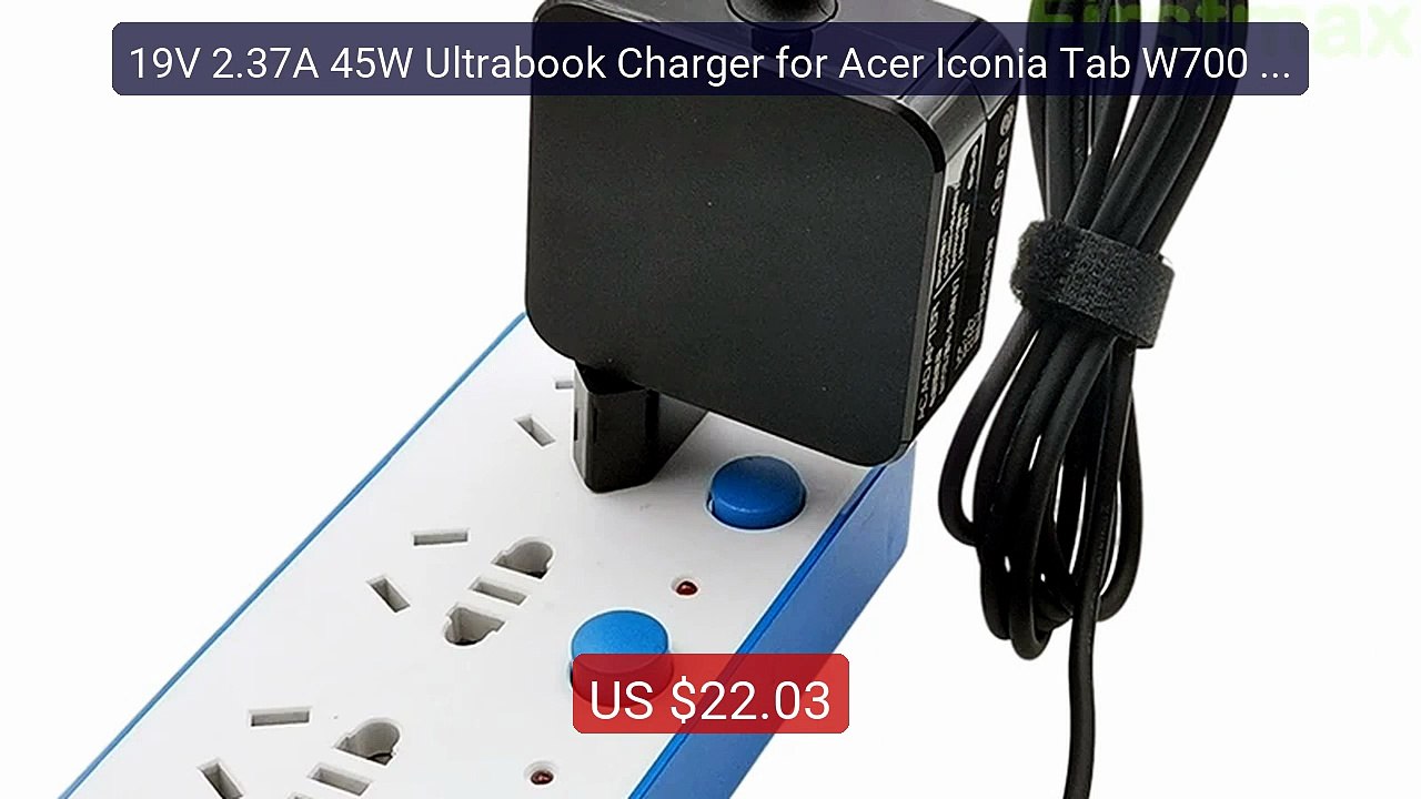 19V 2.37A 45W Ultrabook Charger for Acer Iconia Tab W700 W700P... -- Hot Deal 2026 | Limited Offer!