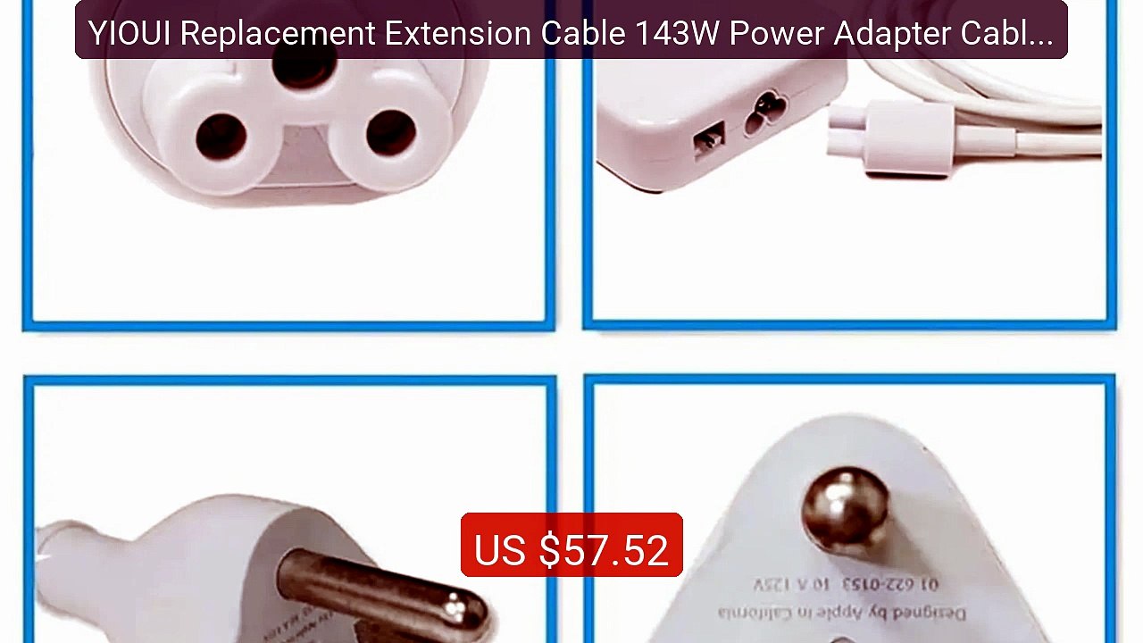 YIOUI Replacement Extension Cable 143W Power Adapter Cable fo... -- Amazing Value 2026 | Must Have!