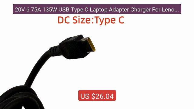 20V 6.75A 135W USB Type C Laptop Adapter Charger For Lenovo... Top Pick 2026 | Unbeatable Price!