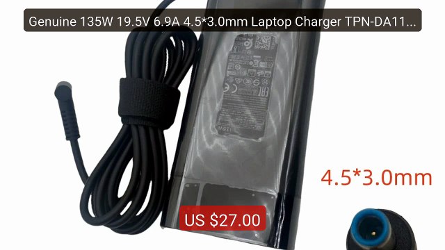 Genuine 135W 19.5V 6.9A 4.5*3.0mm Laptop Charger TPN-DA11 Fo... Amazing Value 2026 | Must Have!