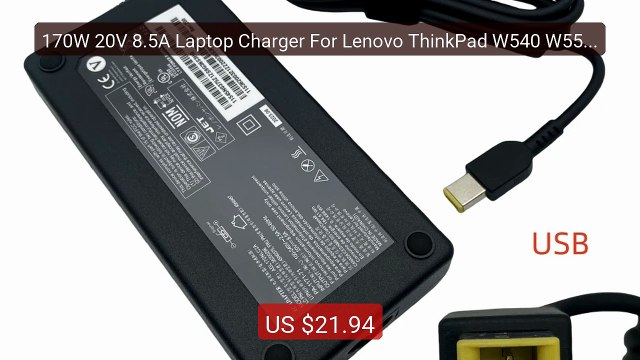 170W 20V 8.5A Laptop Charger For Lenovo ThinkPad W540 W550s P50 P70... Top Rated 2026 | Buy Now!