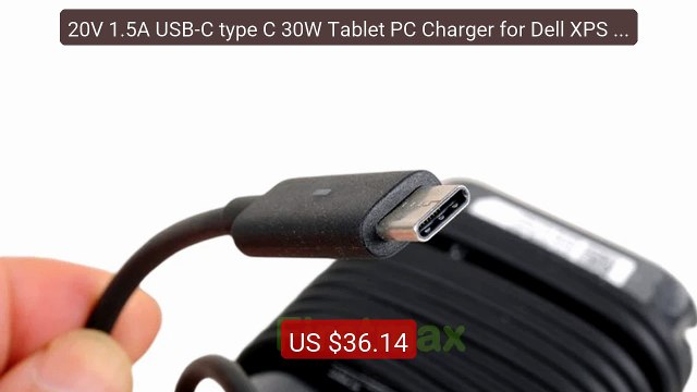 20V 1.5A USB-C type C 30W Tablet PC Charger for Dell XPS 12 92... Best Buy 2026 | Great Quality!