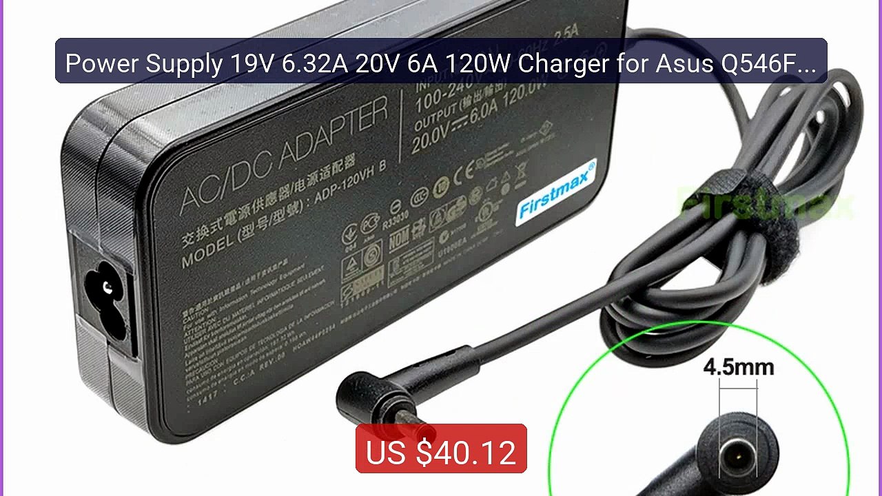 Power Supply 19V 6.32A 20V 6A 120W Charger for Asus Q546FD ... -- Top Pick 2026 | Unbeatable Price!