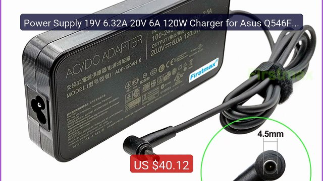 Power Supply 19V 6.32A 20V 6A 120W Charger for Asus Q546FD ... Top Pick 2026 | Unbeatable Price!