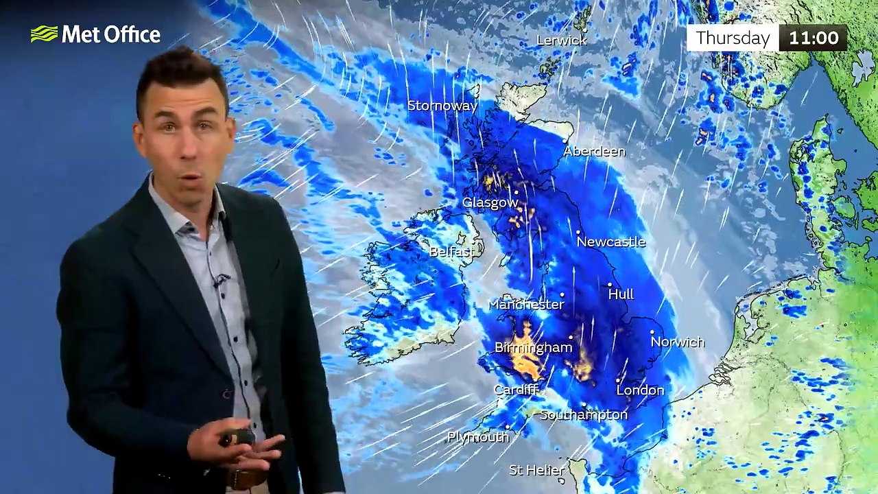 Met Office Wednesday Evening Weather Forecast 10/06/2026