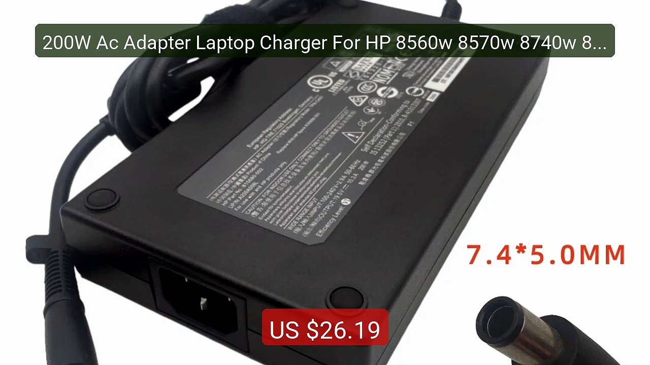 200W Ac Adapter Laptop Charger For HP 8560w 8570w 8740w 8760w 8770w... -- Top Rated 2026 | Buy Now!