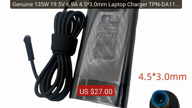Genuine 135W 19.5V 6.9A 4.5*3.0mm Laptop Charger TPN-DA11 For HP O... Top Rated 2026 | Buy Now!