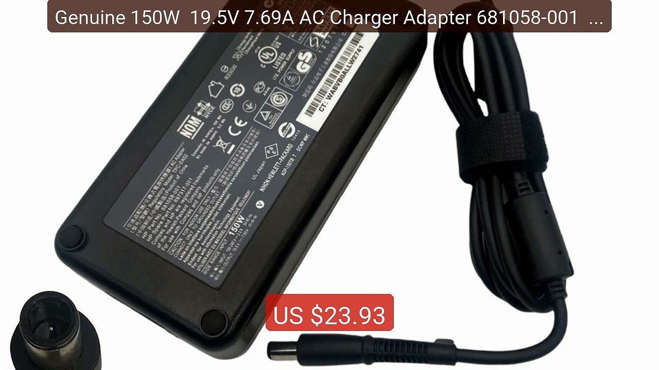 Genuine 150W  19.5V 7.69A AC Charger Adapter 681058-001  For ... -- Amazing Value 2026 | Must Have!