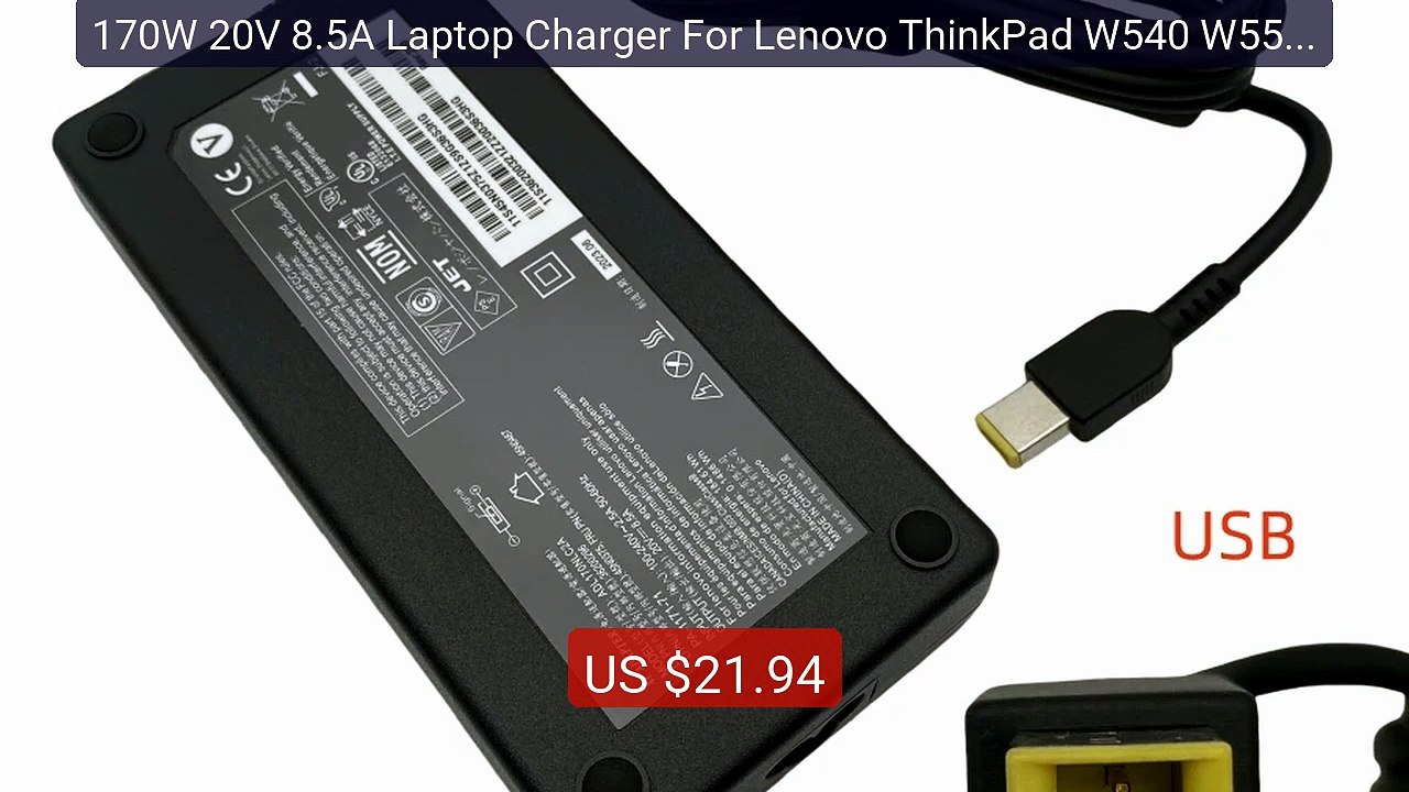 170W 20V 8.5A Laptop Charger For Lenovo ThinkPad W540 W550s P50 P7... -- Best Deal 2026 | Shop Now!