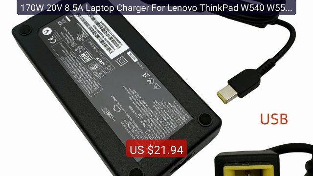 170W 20V 8.5A Laptop Charger For Lenovo ThinkPad W540 W550s P50 P7... Best Deal 2026 | Shop Now!