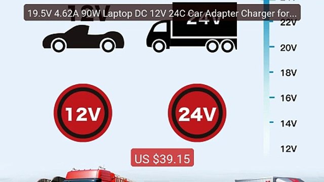 19.5V 4.62A 90W Laptop DC 12V 24C Car Adapter Charger for Dell Ins... Best Deal 2026 | Shop Now!