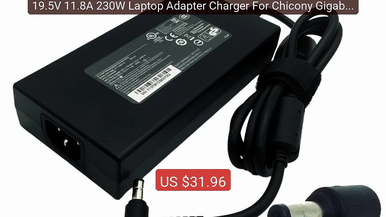 19.5V 11.8A 230W Laptop Adapter Charger For Chicony Gigabyte ... -- Amazing Value 2026 | Must Have!